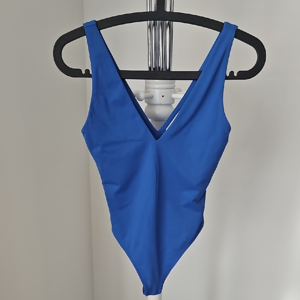 Babaton Blue Bodysuit